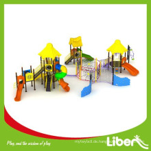 Vergnügungspark Großes Abenteuer Kinder Langes Tube Slides / Outdoor Spielplatz mit Kletterbau